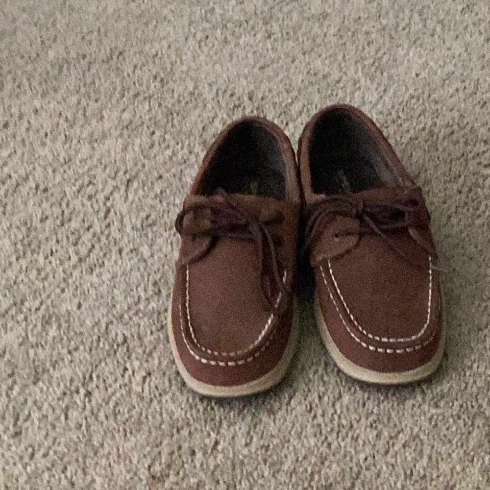 Sperry Brown Slippers Moccasin-Style with Rubber Soles